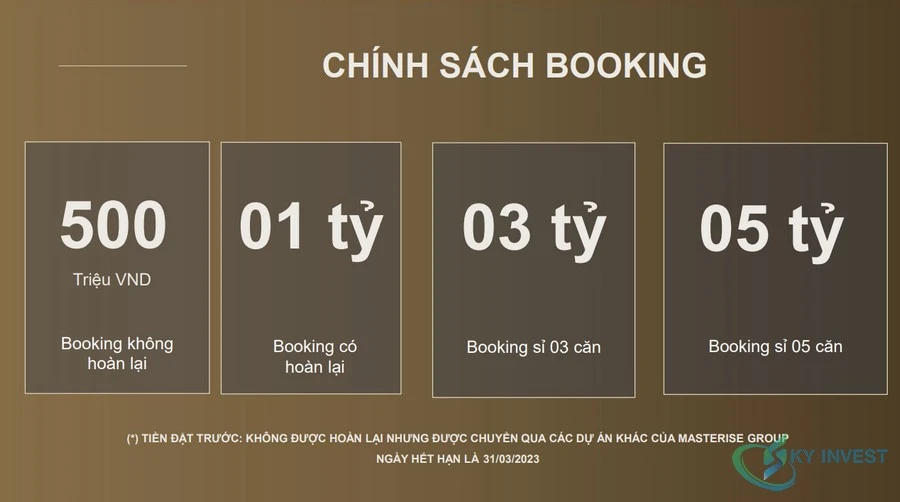 Chinh sach Booking du an The Global City