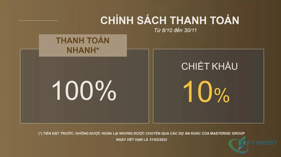 Chinh sach thanh toan nhanh du an The Global City