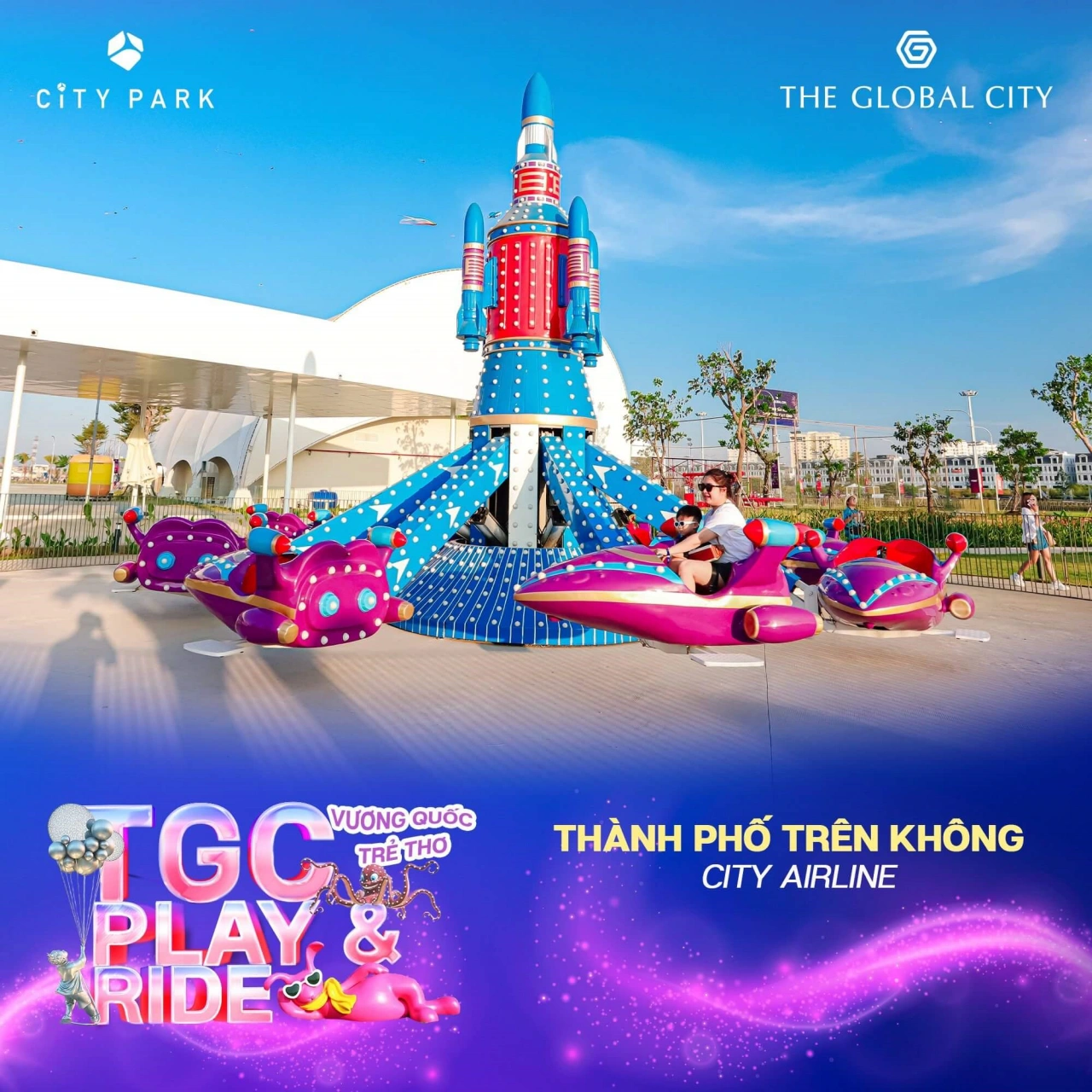 Khu vui choi tre em TGC Play Ride