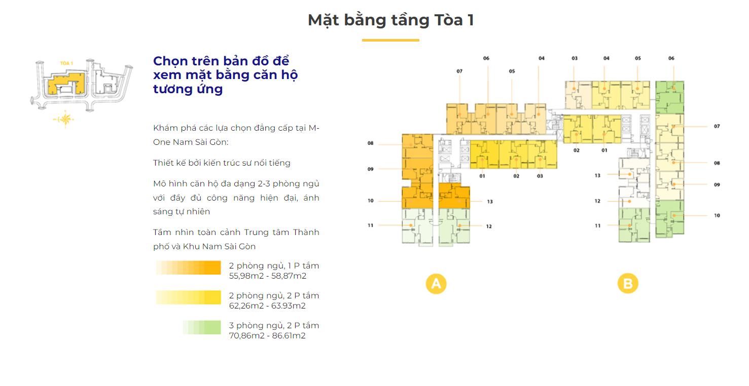 Mat bang Toa 1 du an M One Nam Sai Gon