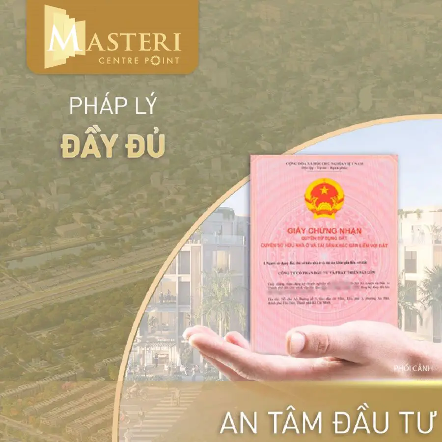 masteri centre point pháp lý đầy đủ