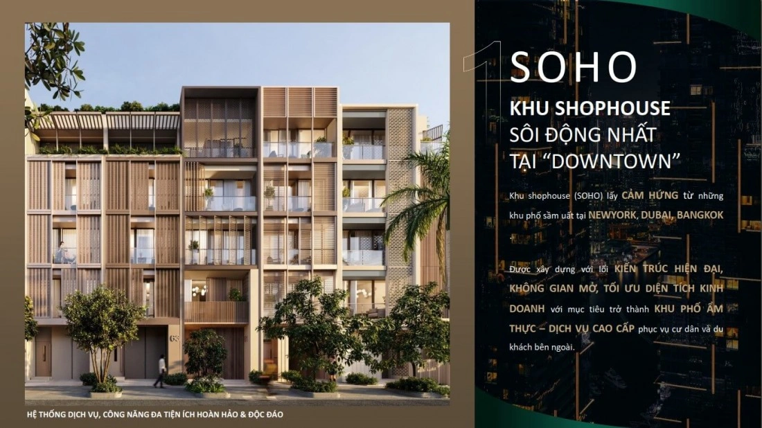 Khu nhà phố SoHo The Global City