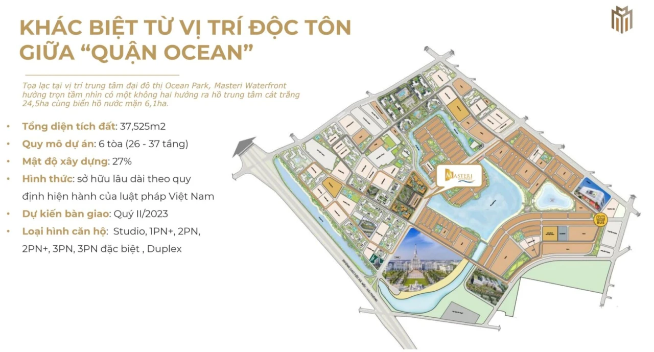 Vị trí dự án Masteri Waterfront sở hữu vô cùng đắc địa