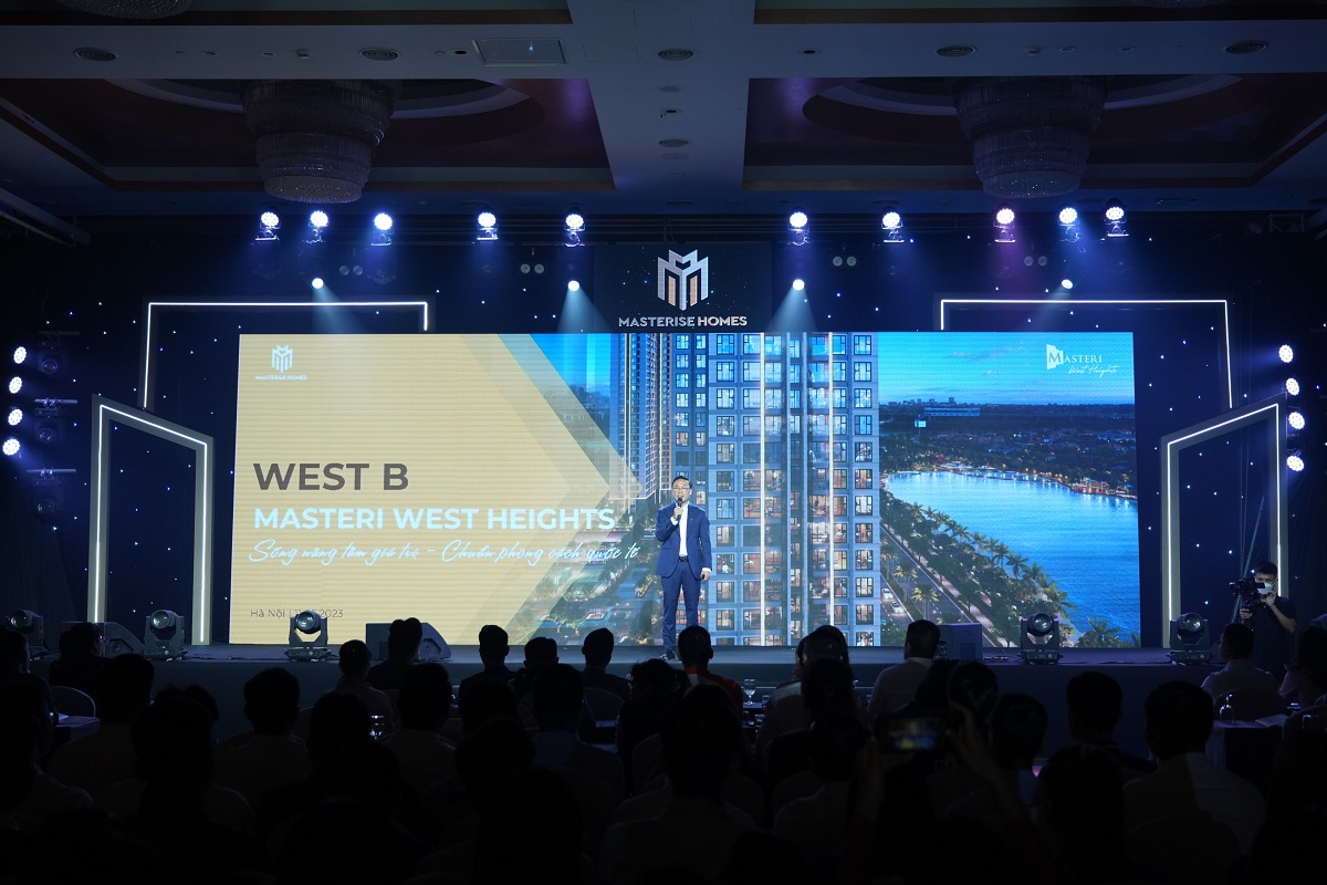 Buổi ra mắt của chủ đầu tư dự án Masteri West Heights