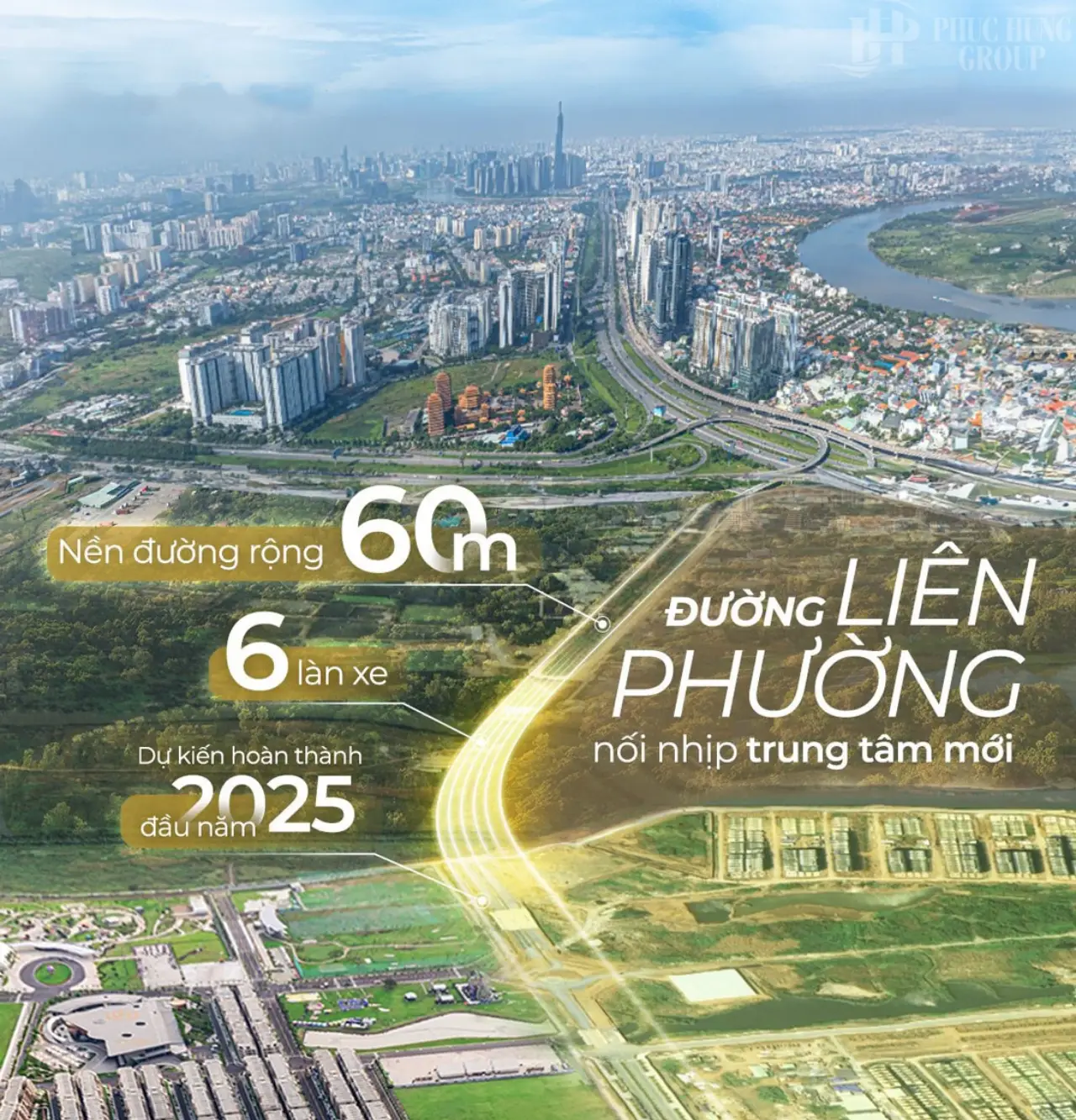 Đường Liên Phường tác động đến dự án The Global City