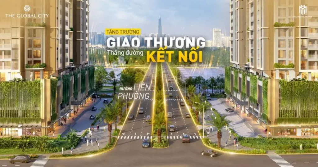 Đường Liên Phường tác động đến The Global City
