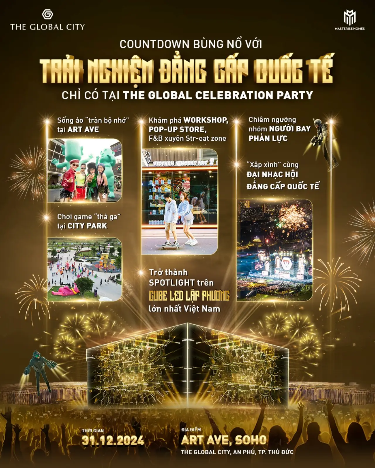 Các hoạt động tại The Global Celebration Party chính là sự giao thoa giữa công nghệ tiên tiến và những giá trị văn hóa đặc sắc. 