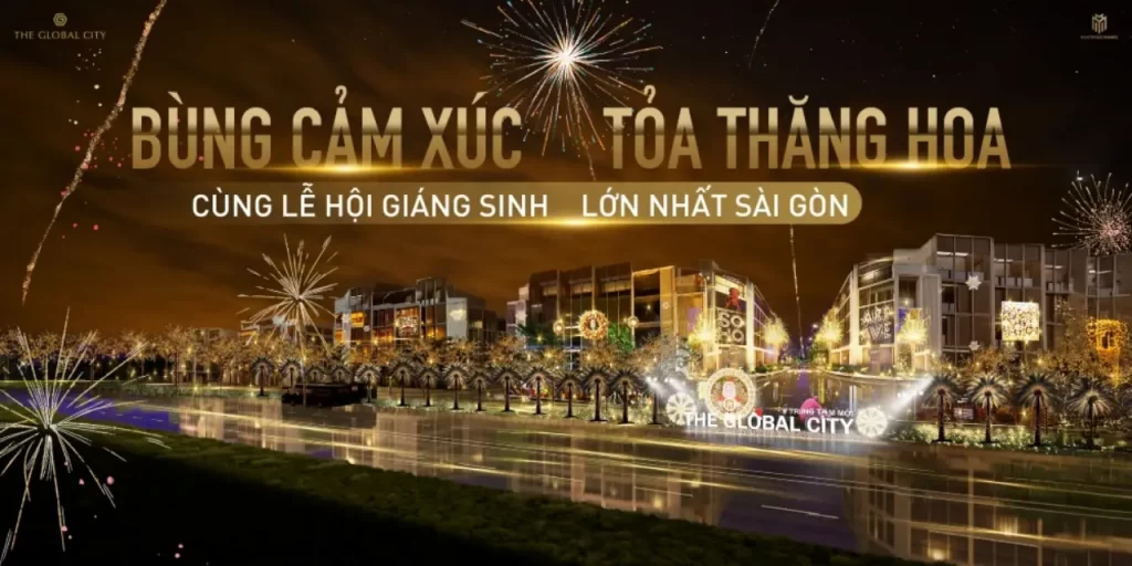 Hòa mình vào không khí Giáng Sinh tại The Global City năm nay.