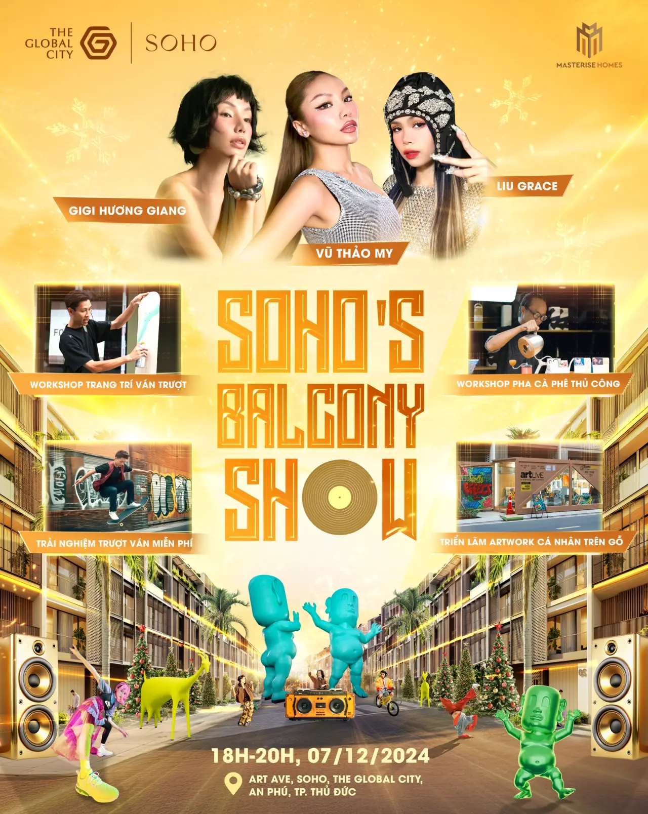 SOHO's Balcony Show là điểm nhấn hoàn hảo cho cuối tuần tại Art Ave.