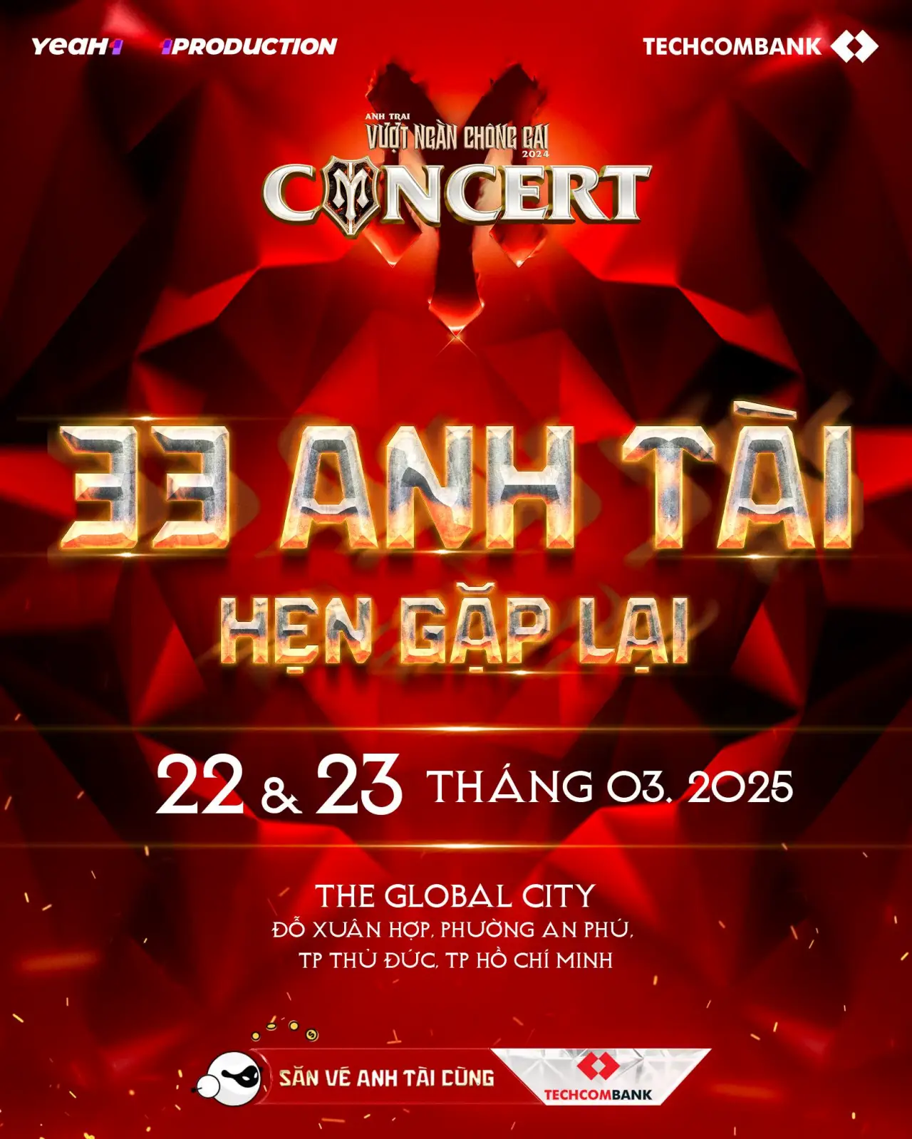 Anh Trai Vượt Ngàn Chông Gai Concert Tháng 3/2025 The Global City: Sự Kiện Nghệ Thuật Đỉnh Cao Tại Trung Tâm Mới