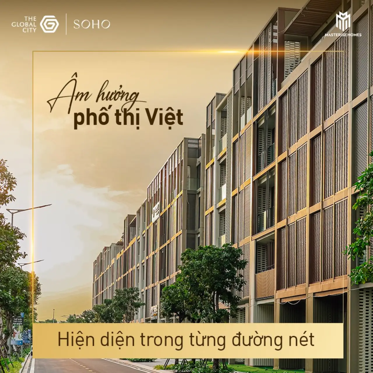 Cảm Hứng Thiết Kế SOHO: Nét Hiện Đại Giao Thoa Bản Địa Tại The Global City 3 Sự sáng tạo trong cảm hứng thiết kế SOHO mang lại giá trị thẩm mỹ và tiện ích vượt trội.