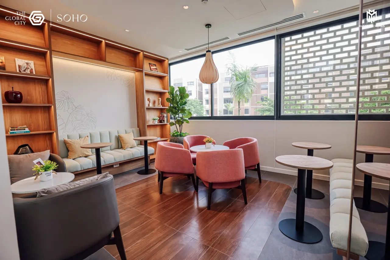 Cảm Hứng Thiết Kế SOHO: Nét Hiện Đại Giao Thoa Bản Địa Tại The Global City 6 Định hình lối sống kết hợp giữa làm việc và nghỉ ngơi.