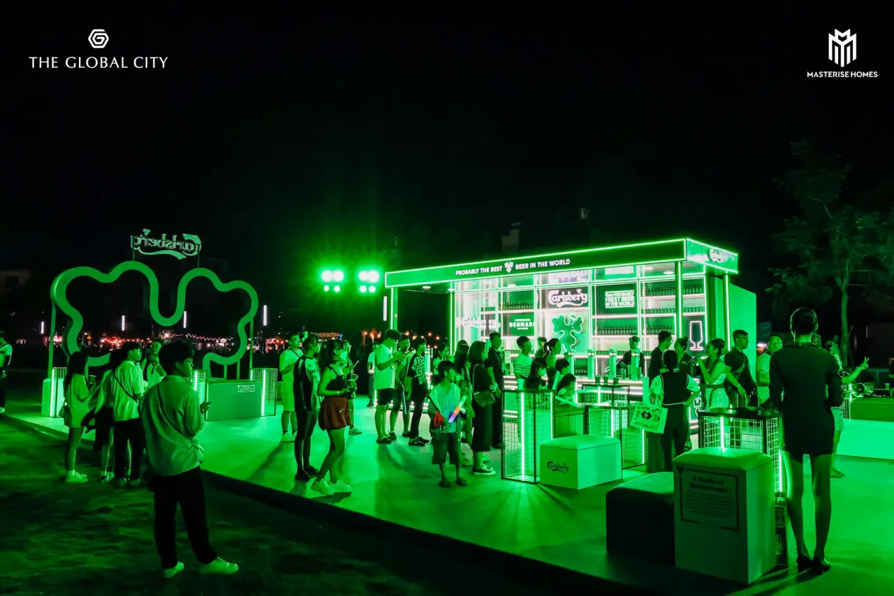 Carlsberg tại The Global Celebration đã mang đến những trải nghiệm bia thượng hạng, làm hài lòng hàng chục ngàn khán giả tham dự.