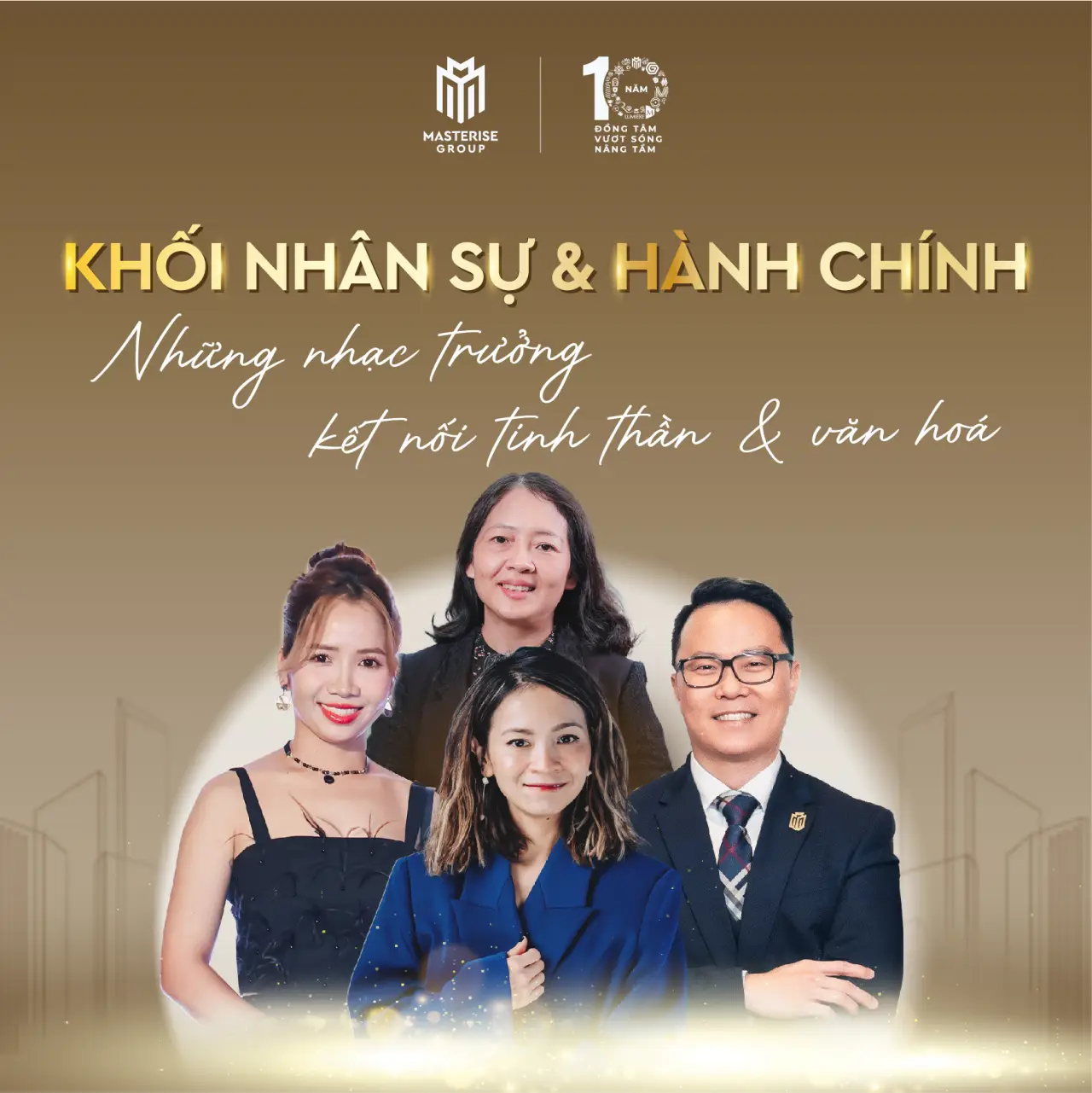 Khối Nhân Sự Hành Chính Masterise Group giữ vai trò quan trọng trong việc xây dựng văn hóa doanh nghiệp.