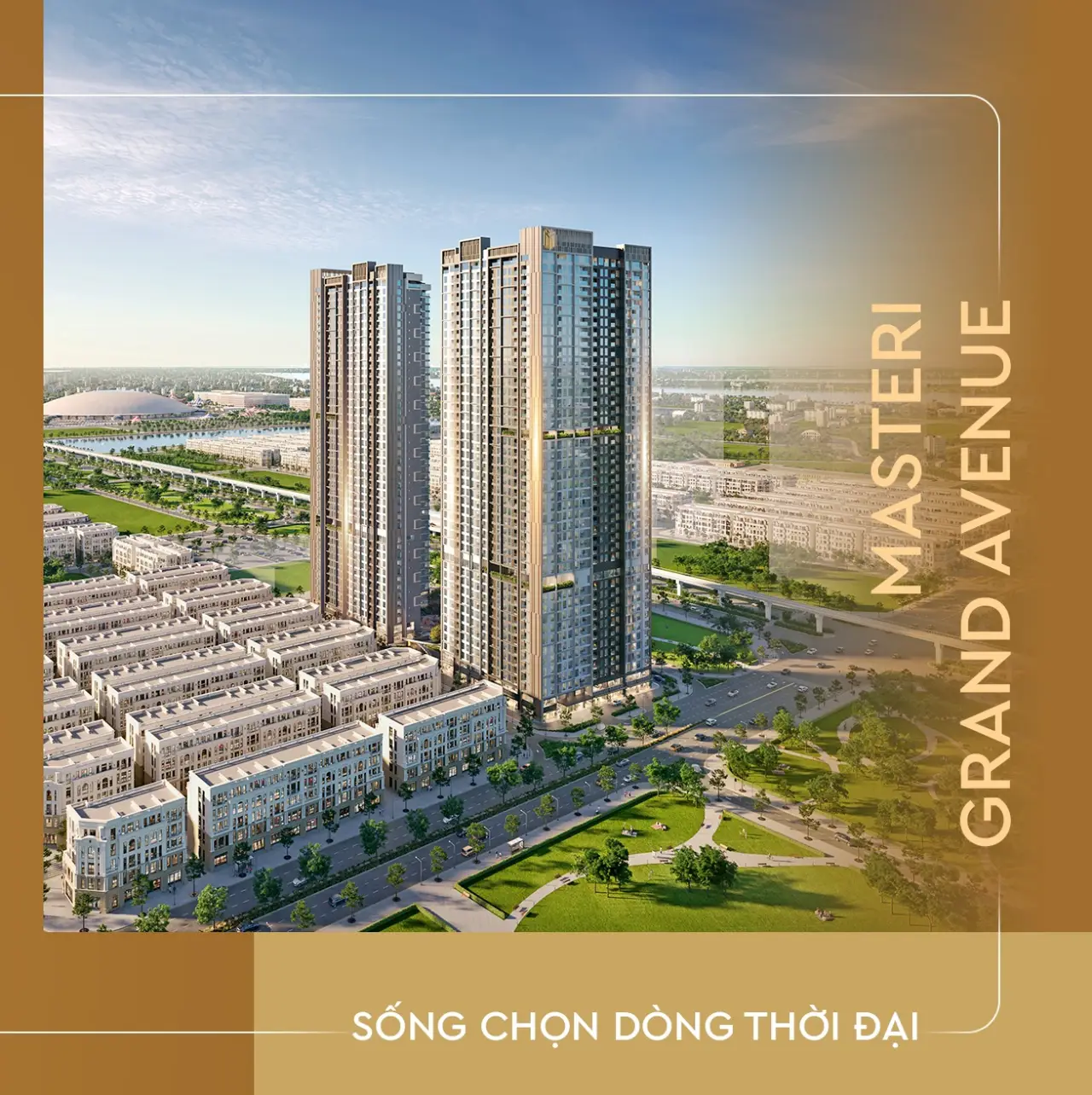 ⚜️Masteri Grand Avenue: Là dự án thuộc Masteri Collection đầu tiên và duy nhất tại thành phố giao thương quốc tế Global Gate (Hà Nội), 