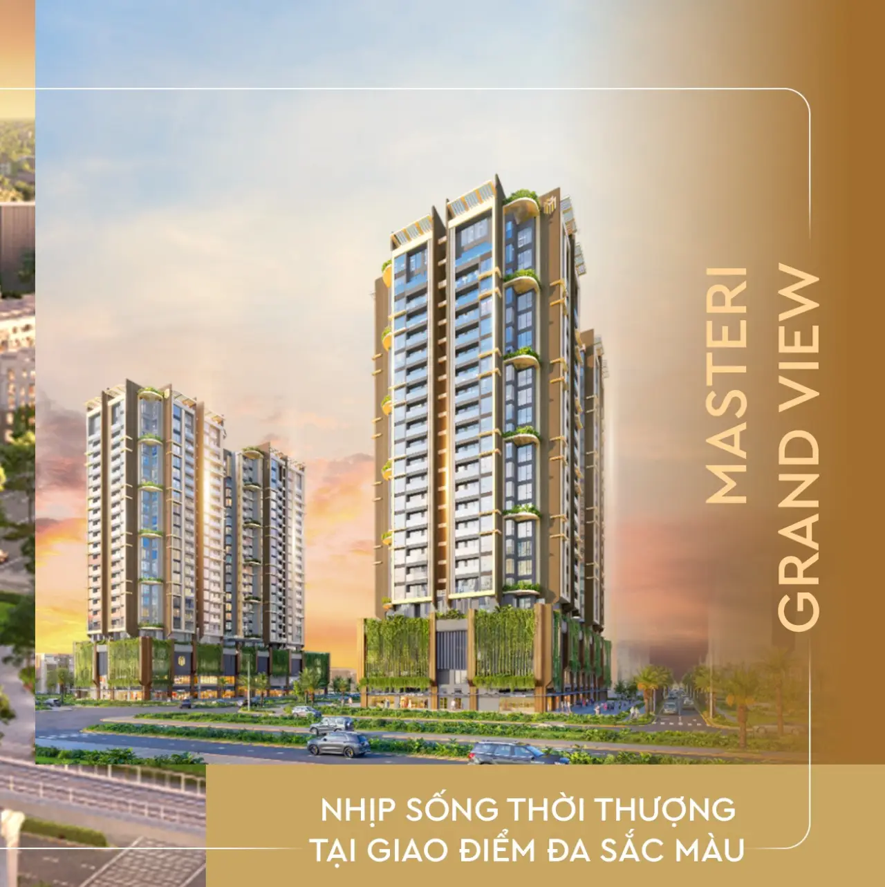 Masteri Grand View: Với bộ đôi tháp cao tầng thuộc Masteri Collection đầu tiên tại The Global City (trung tâm mới TPHCM) – nơi chỉ cần vài bước chân, cư dân được hòa nhịp tận hưởng toàn bộ hệ sinh thái tiện ích “Live - Work - Play” hiện đại tại khu đô thị.