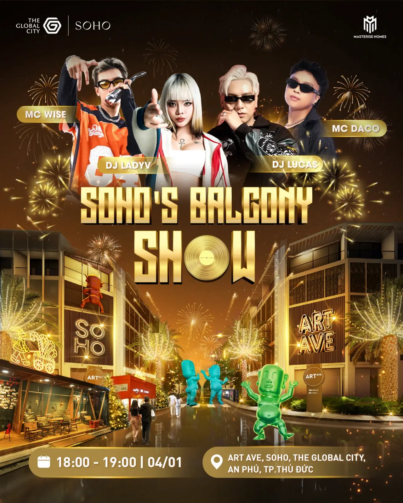 SOHOs Balcony Show 4 bùng nổ cảm xúc cuối tuần.