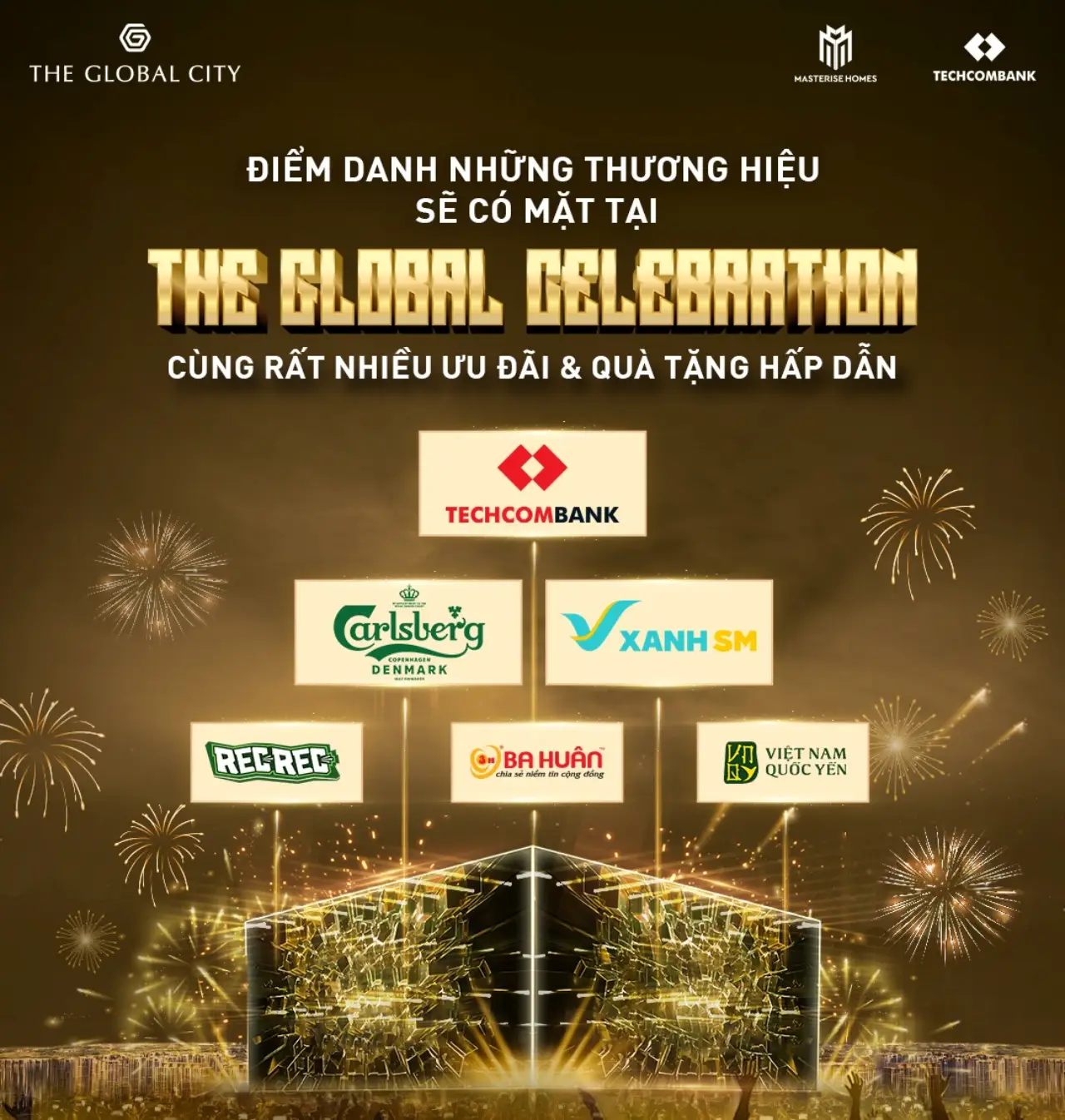 Những thương hiệu đã đồng hành với The Global Celebration đã mang lại trải nghiệm vượt mong đợi, để mỗi khách tham dự đều cảm nhận được giá trị thực sự từ sự kiện đẳng cấp này.