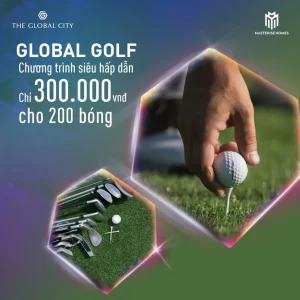 HỌC VIỆN THE GLOBAL GOLF ACADEMY & CLUB CHUẨN QUỐC TẾ: Chỉ 300.000 đồng cho 200 bóng