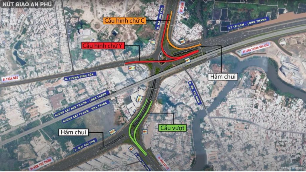Nút giao An Phú ở đâu