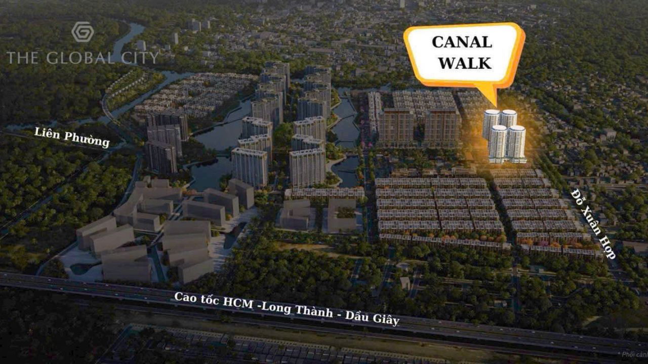 Tổng quan về phân khu Canal Walk