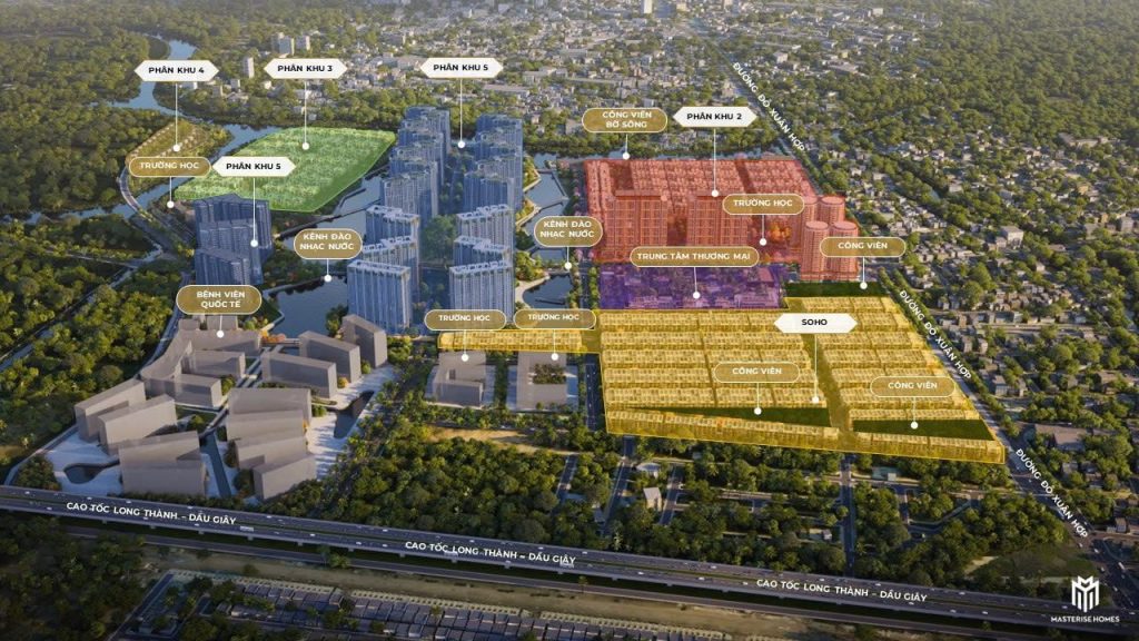 Tổng quan về phân khu Villa Oasis The Global City Quy hoạch chi tiết phân khu Villa Oasis