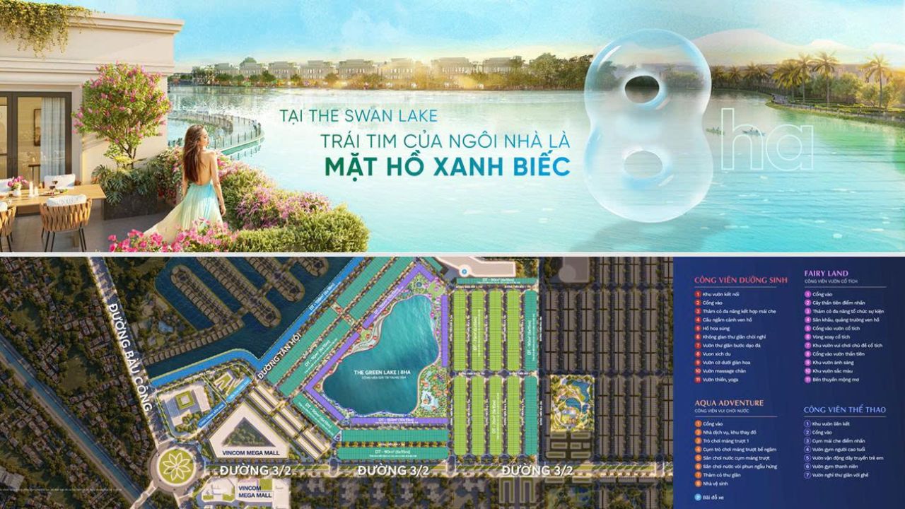 Hệ thống tiện ích phân khu Canal Walk